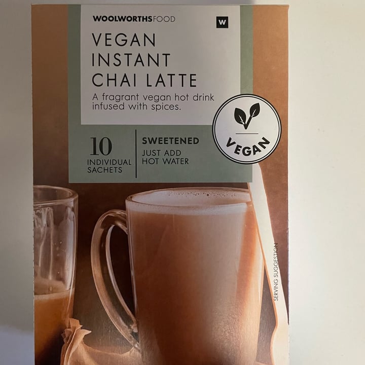 Woolworths instant vegan chai latte Woolworths Vegan Instant Chai Latte