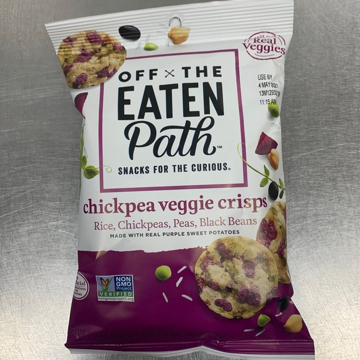 Off The Eaten Path Chickpea Veggie Crisps Review abillion