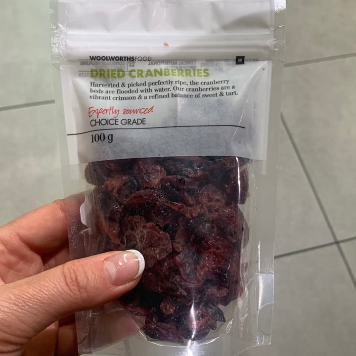 Woolworths Food Dried Cranberries Review abillion