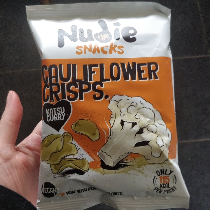 Nudie Snacks Cauliflower Crisps Katsu Curry Review abillion