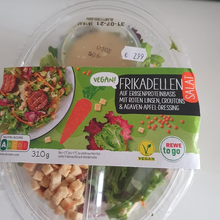 Rewe To Go Frikadellen Salat Review | abillion