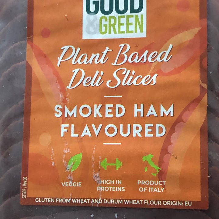 Good & Green Plant Based Deli Slices Smoked Ham Flavoured (fiambre