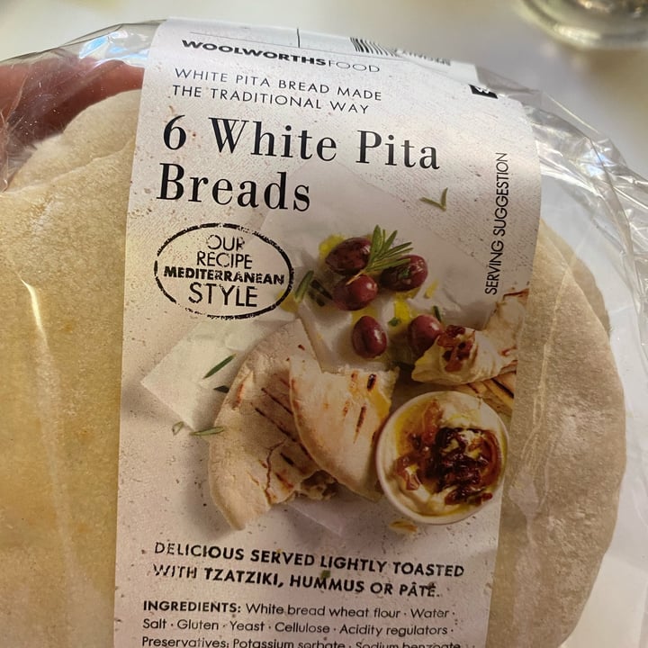 Woolworths Food 6 White Pita Breads Review abillion