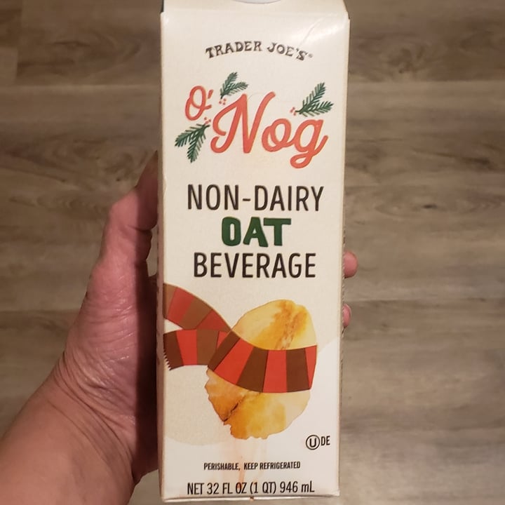 Trader Joe's O’nog Oat Milk Drink Review abillion