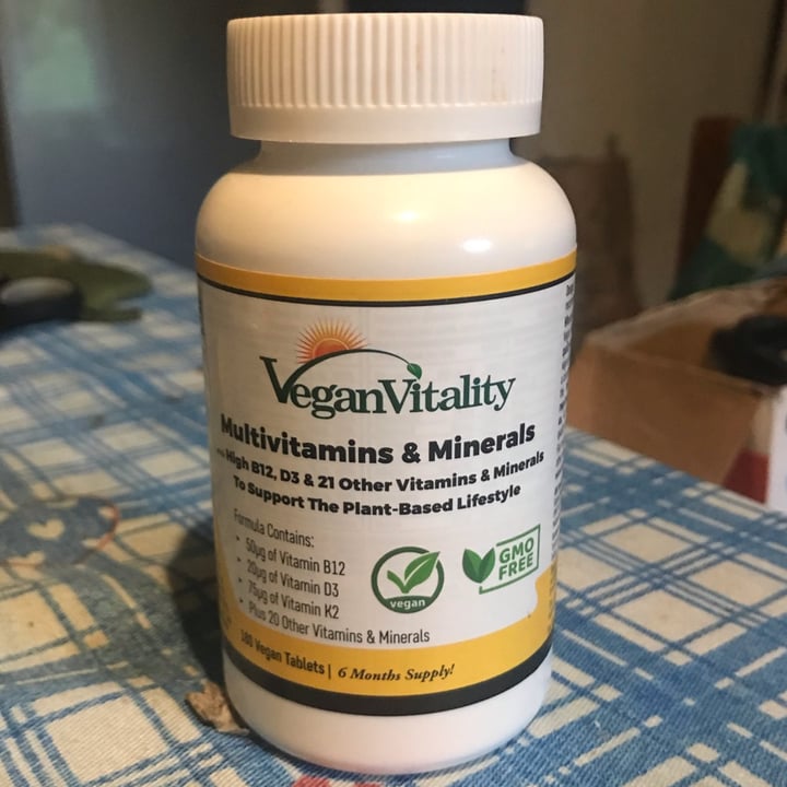 Vegan Vitality Multivitamins & Minerals Review abillion