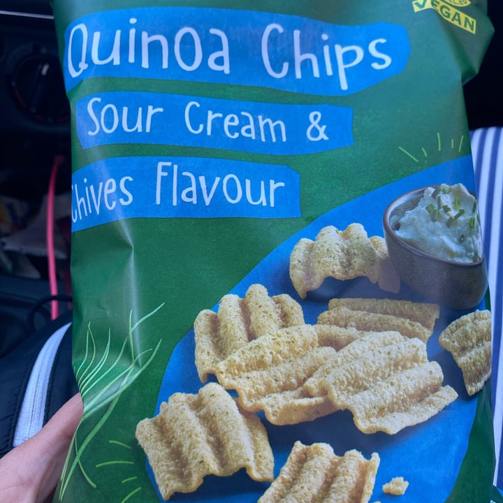 Vemondo Quinoa chips sour cream and chives flavour Review abillion