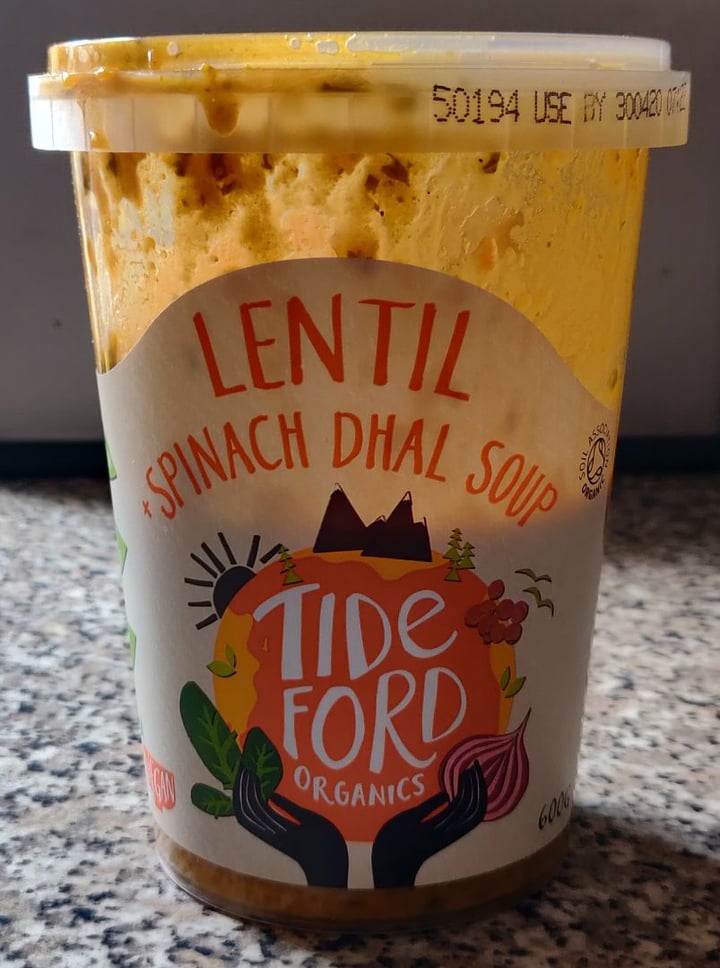 Tide ford organics Lentil + Spinach Dhal Soup Review abillion