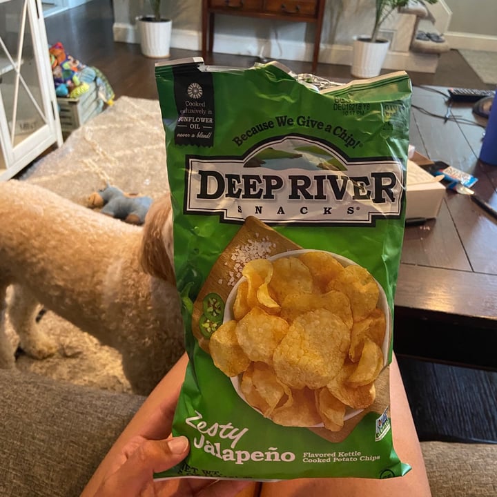 Deep river snacks Zesty Jalapeño Chips Review abillion