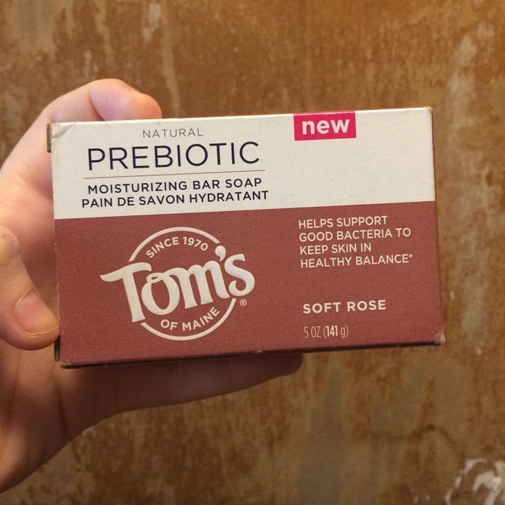 Tom's of Maine Natural Prebiotic Moisturizing Bar Soap Soft Rose Reviews abillion