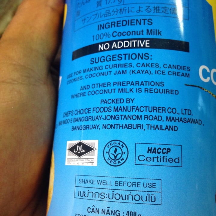 Chef's choice Coconut milk Review abillion