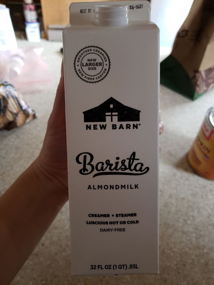 New Barn Barista Almond Milk Review abillion