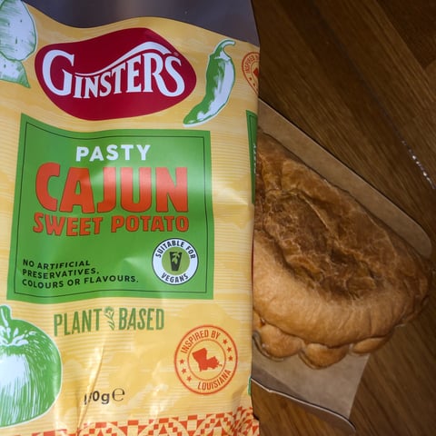 Ginsters, Cajun Sweet Potato Pasty, ready to eat, fresh & chilled, food, review