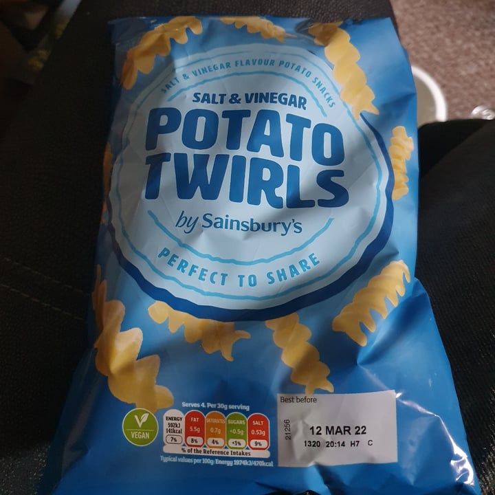 Sainsbury's Salt & Vinegar Potato Twirls Review abillion