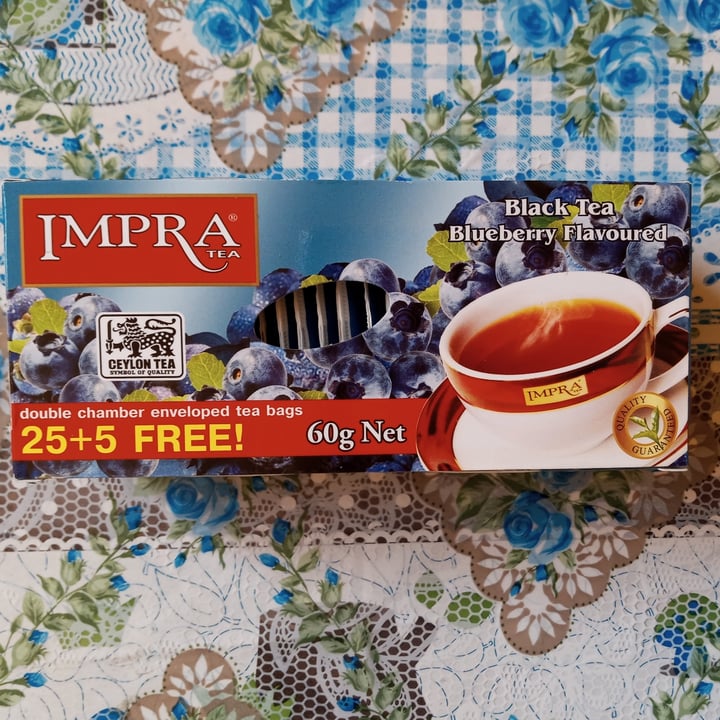Impra Black Tea Blueberry Flavoured Review abillion
