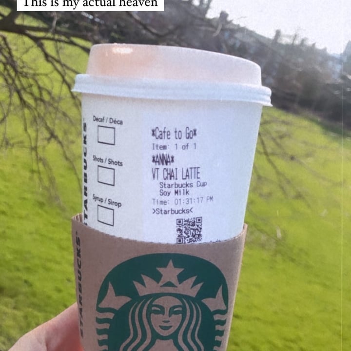 Starbucks Chai Soya latte Reviews abillion