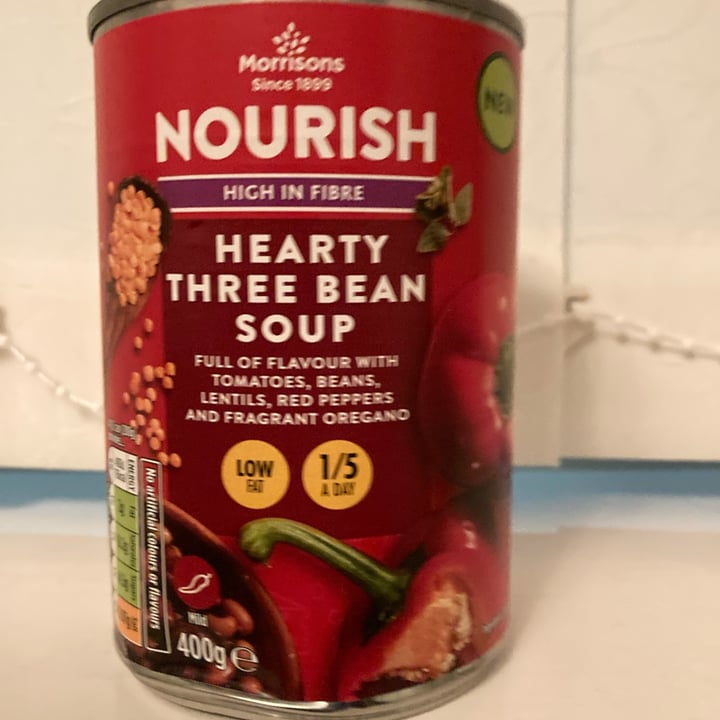 Morrisons Nourish Hearty Three Bean Soup Review abillion
