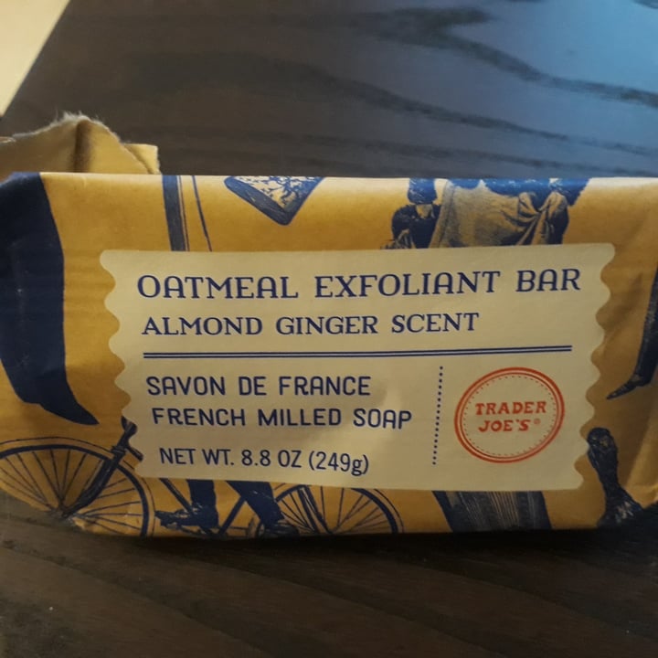 Trader Joe's Oatmeal Exfoliant Bar Almond Ginger Soap Review abillion
