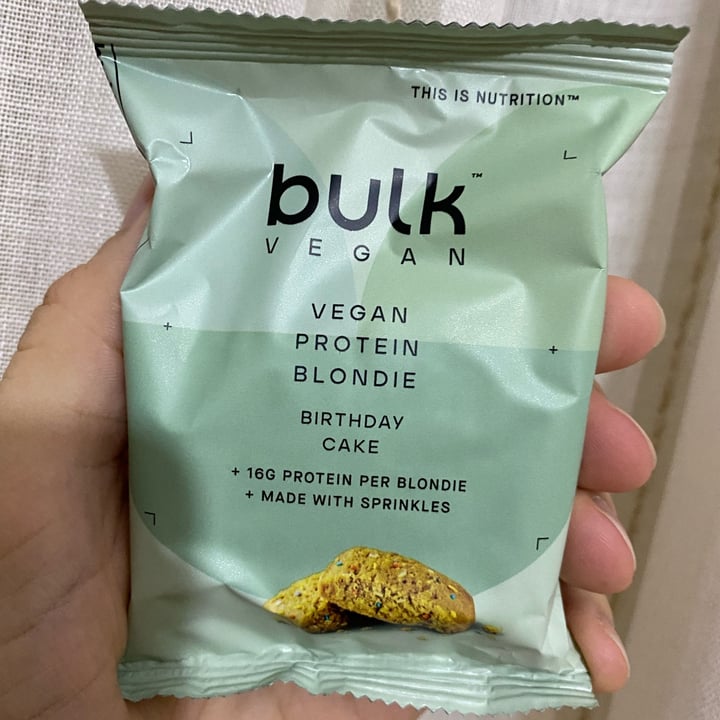 Bulk Vegan Protein Blondie Birthday Cake Review abillion