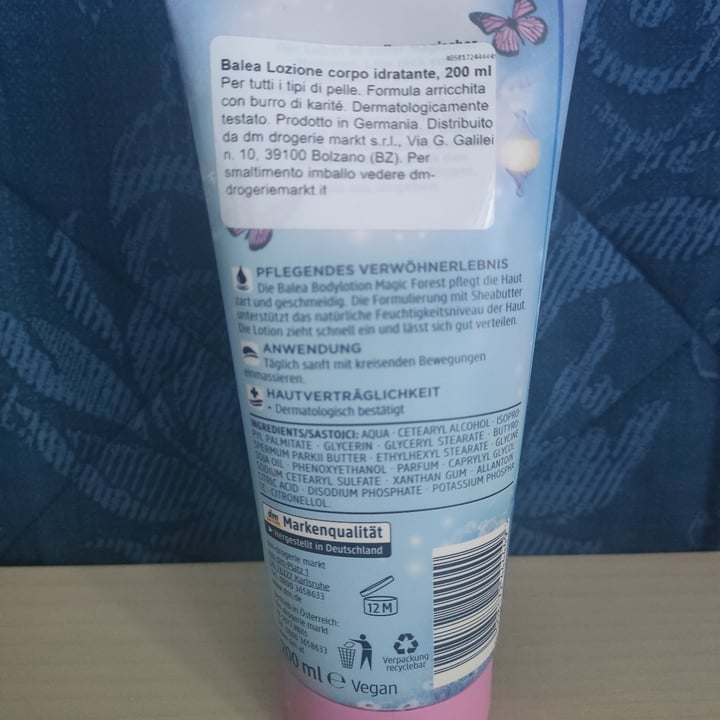 Balea Body lotion magic forest Review abillion
