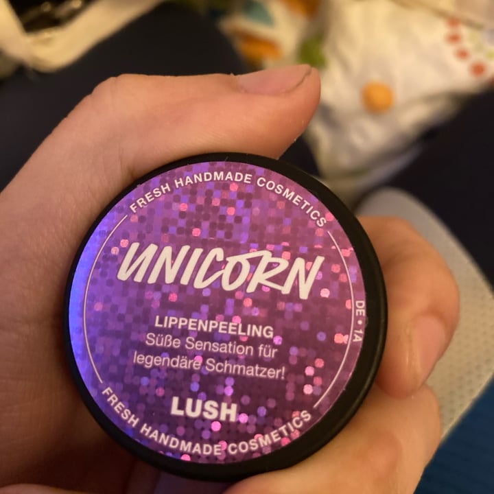 LUSH Fresh Handmade Cosmetics Unicorn Lip Scrub Review abillion