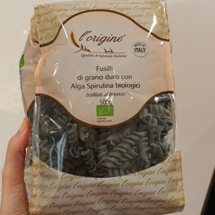 L’origine fusilli di grano duro con alga spirulina bio Review abillion