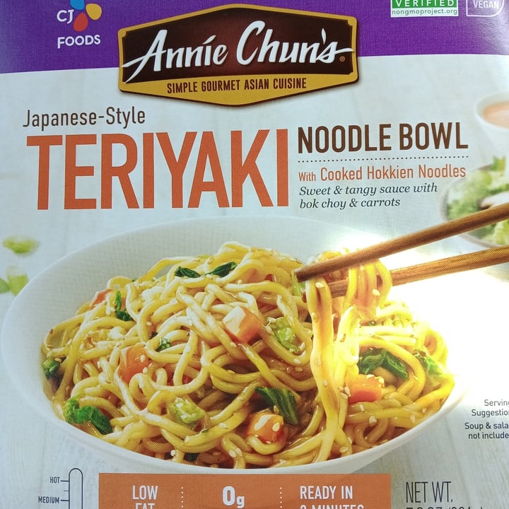 Annie Chun's Japanesestyle Teriyaki Noodle Bowl Review abillion