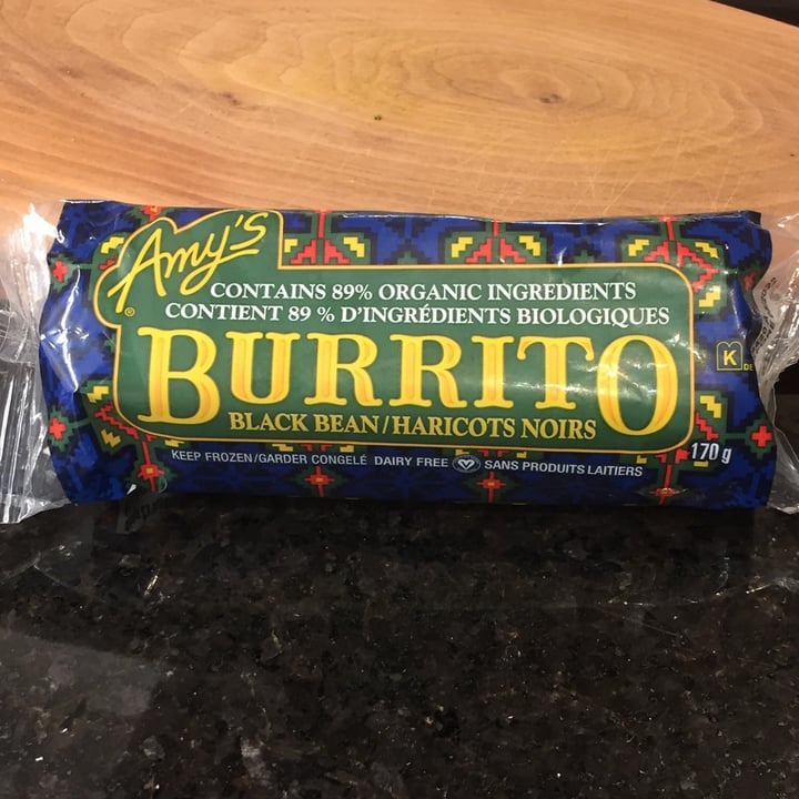 Amy’s Organic Black Bean & Vegetables Burrito Review abillion