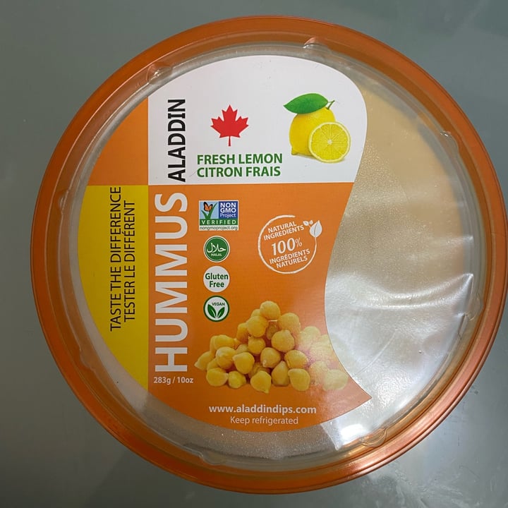 Aladdin Fresh lemon Hummus Reviews abillion