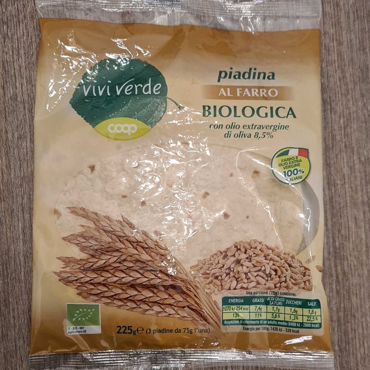 Vivi Verde Coop Piadina Al Farro Review abillion