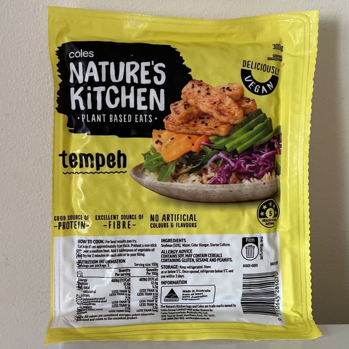 Coles Nature's Kitchen Tempeh Reviews abillion