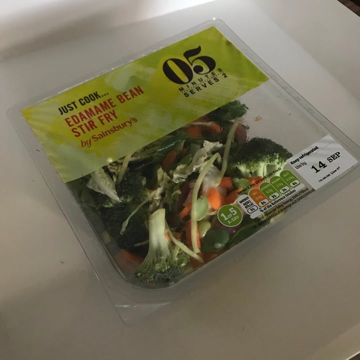 Sainsbury's Edamame stir fry Review abillion