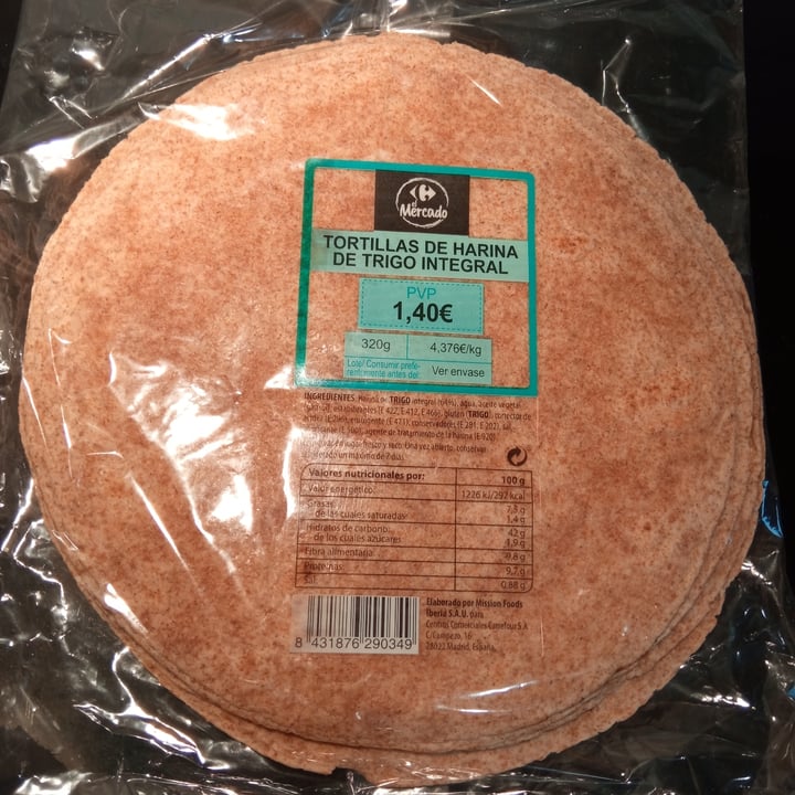 Carrefour Tortillas integrales de trigo Reviews abillion