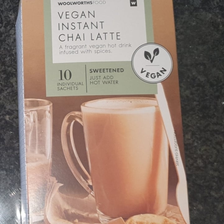 Woolworths Vegan instant chai latte Review abillion
