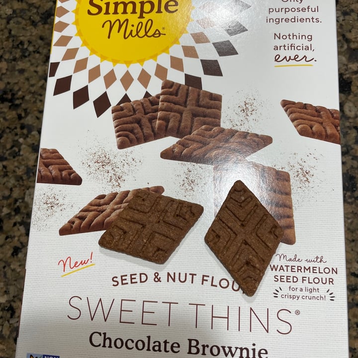 Simple Mills Sweet thins chocolate brownie Reviews abillion