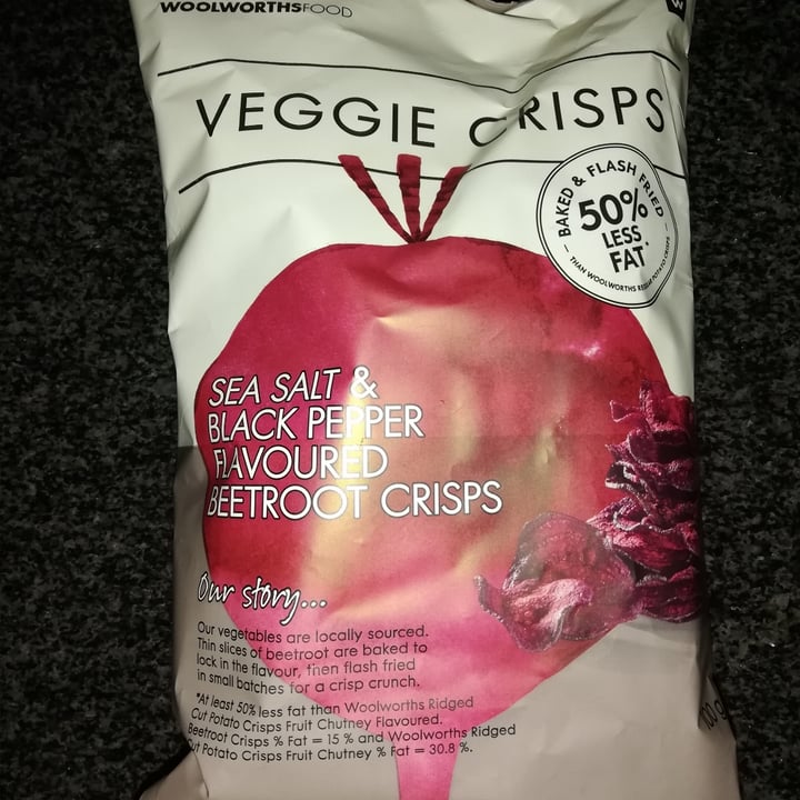 Woolworths Food Veggie crisps Review abillion