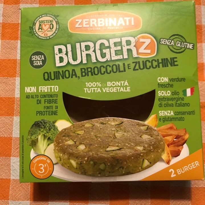 Zerbinati Burger'Z Quinoa, Broccoli e Zucchine Review abillion