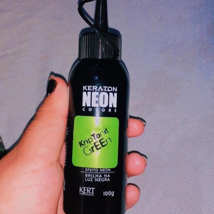 review photo of Keraton Tonalizante Tonalizante verde neon vegano shared by @rafaveg on 11 Sep 2021 - review