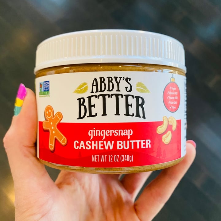 Abby's Better Gingersnap Cashew Butter Reviews abillion