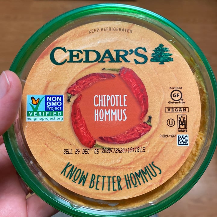 Cedar's Foods Chipotle Hommus Reviews abillion