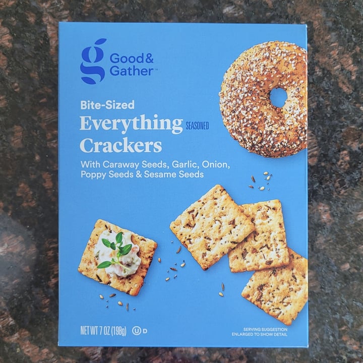 Good & Gather BiteSized Everything Seasoned Crackers Review abillion