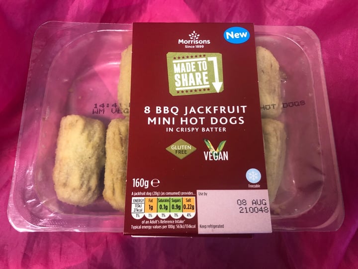 Morrisons 8 bbq jackfruit mini hot dogs Reviews abillion