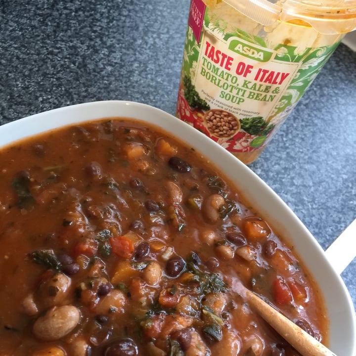 ASDA Taste of Italy Tomato, Kale & Borlotti Bean Soup Review abillion