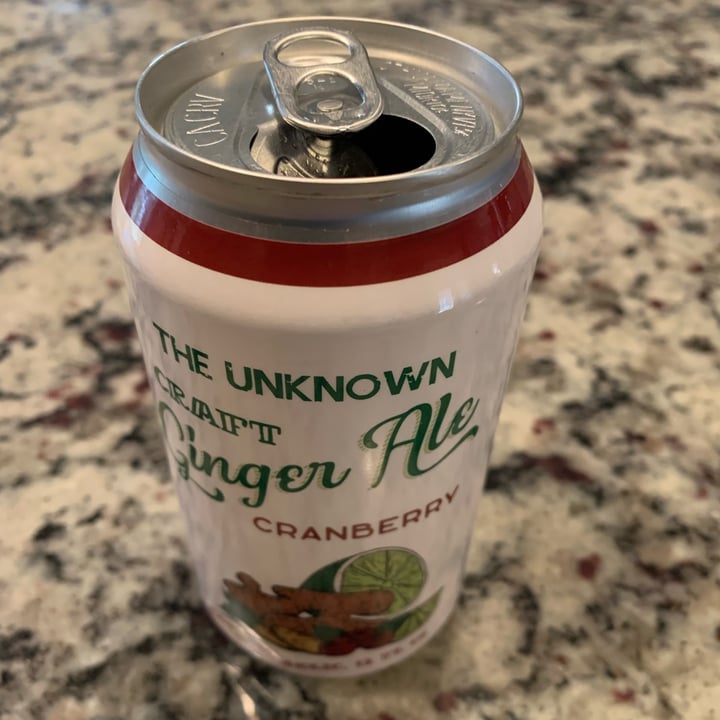 The Unknown Brewing Company Craft Ginger Ale Cranberry Reviews abillion