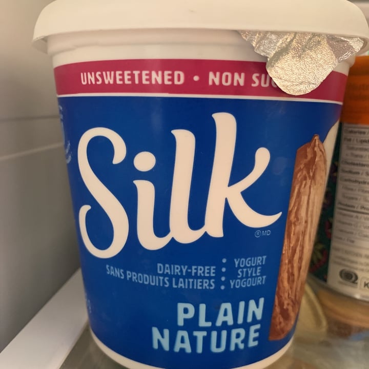 Silk Almond yogurt plain unsweetened Review abillion