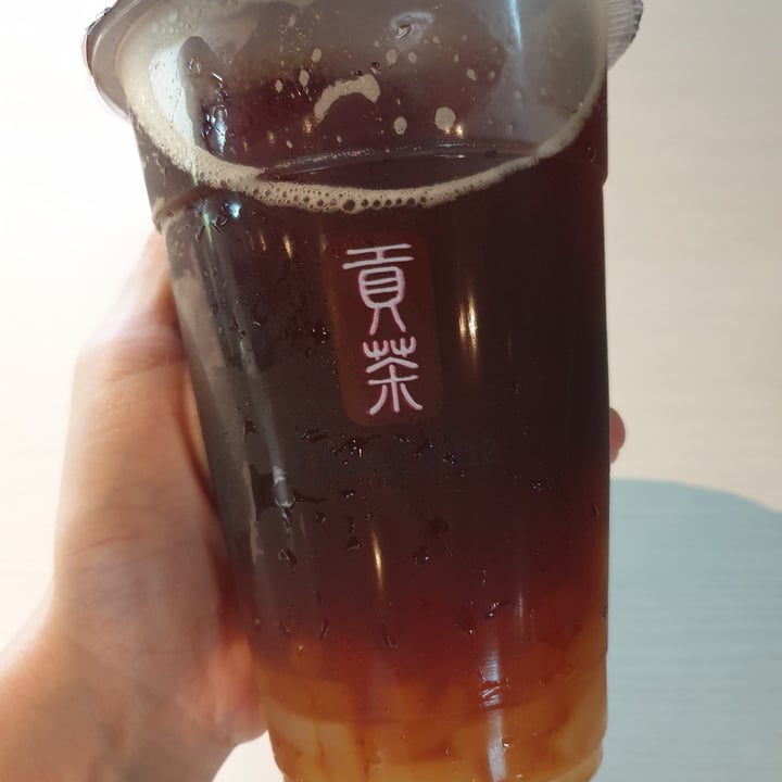 Gong Cha Black Tea With Coconut Jelly Reviews abillion