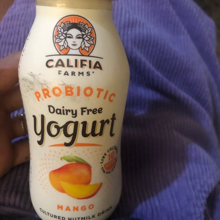 Califia Farms Probiotic Dairy Free Yogurt Drink Mango Review abillion