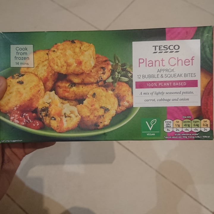 Tesco Plant Chef 12 Bubble & Squeak Bites Review abillion