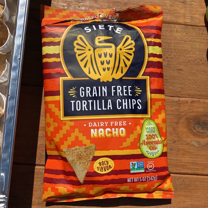 Siete Family Foods Grain Free Tortilla Chips Dairy Free Nacho Review