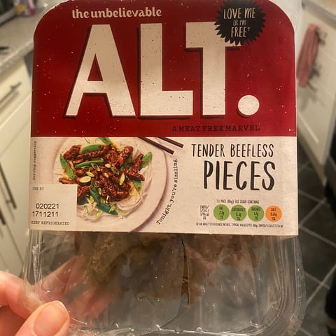The Unbelievable ALT., Tender Beefless Pieces, meat, alternative eggs, meat & seafood, food, review