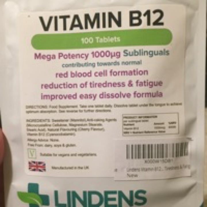 Lindens Vitamin B12 1000ug Review abillion